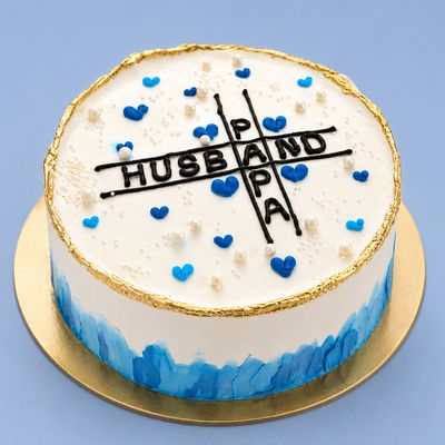 Father's Day Crossword Cake