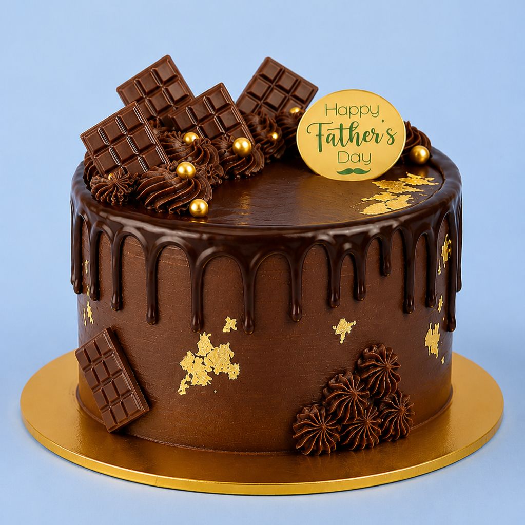 Father's Day Fudge Cake