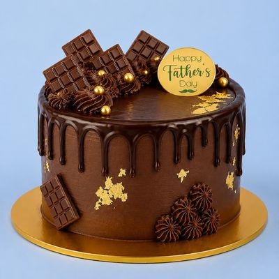 Father's Day Fudge Cake