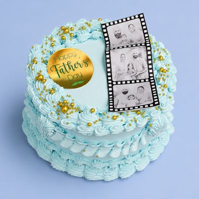Father's Day Photo Cake