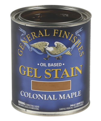 Colonial Maple Gel Stain Quart General Finishes
