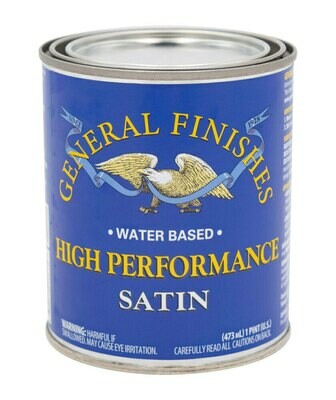 High Performance Topcoat Satin Pint General Finishes