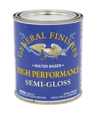 High Performance TopCoat Semi-Gloss Pint General Finishes