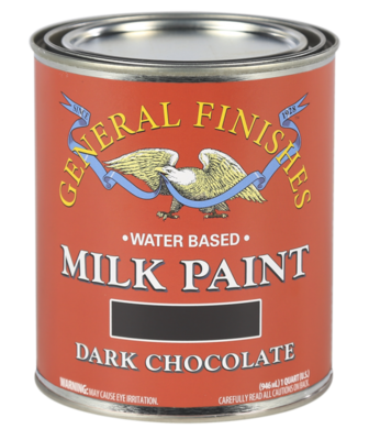 Dark Chocolate Milk Paint Quart General Finishes