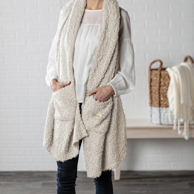 Giving Shawl - Taupe