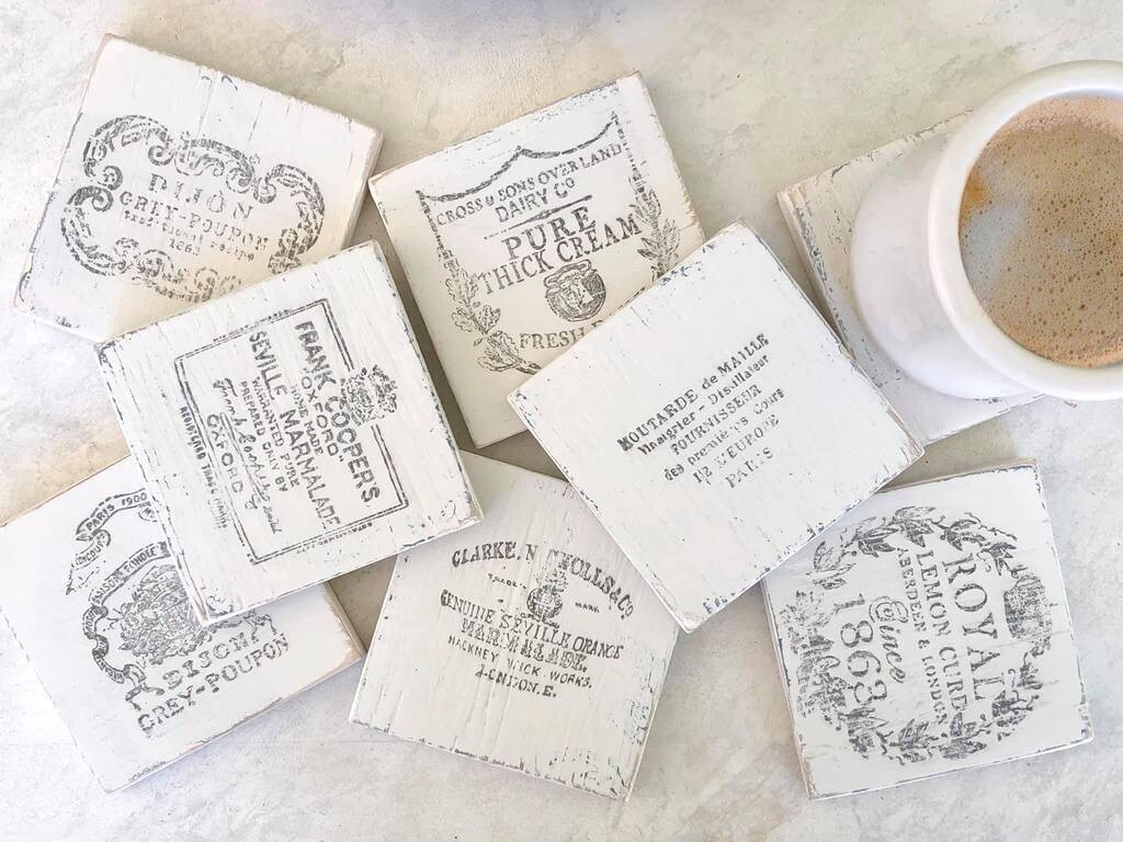 Crockery Decor Stamp 12x12 - Iron Orchid Designs