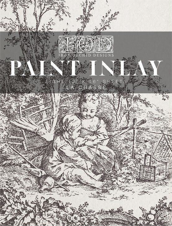 La Chasse Paint Inlay 12x16 Pad - Iron Orchid Designs