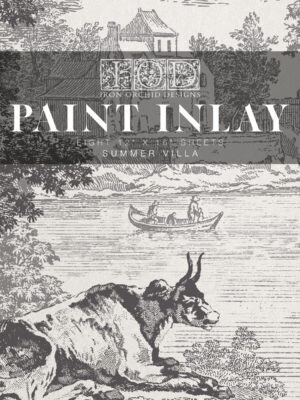 Summer Villa Paint Inlay 12x16 Pad - Iron Orchid Designs