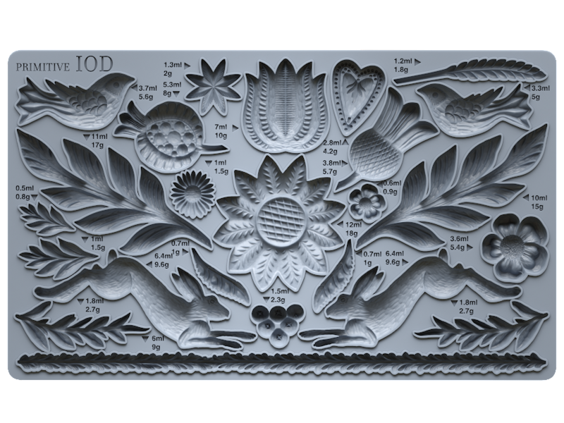 Primitive 6X10 Mould - Iron Orchid Designs