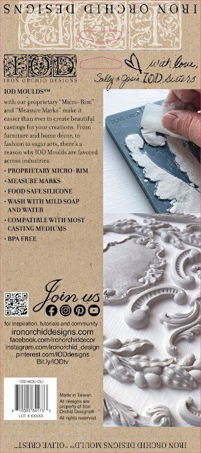 Olive Crest 6x10 Moulds - Iron Orchid Designs