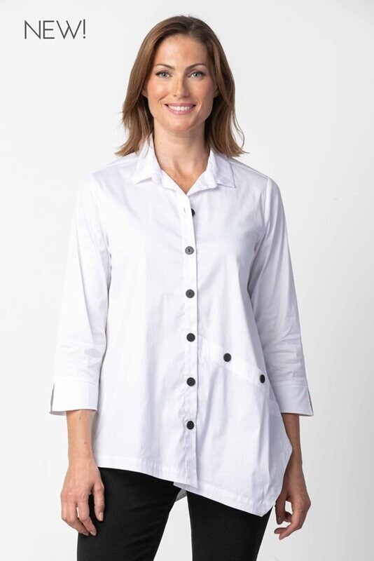 White Travel Artist Tunic Medium Habitat