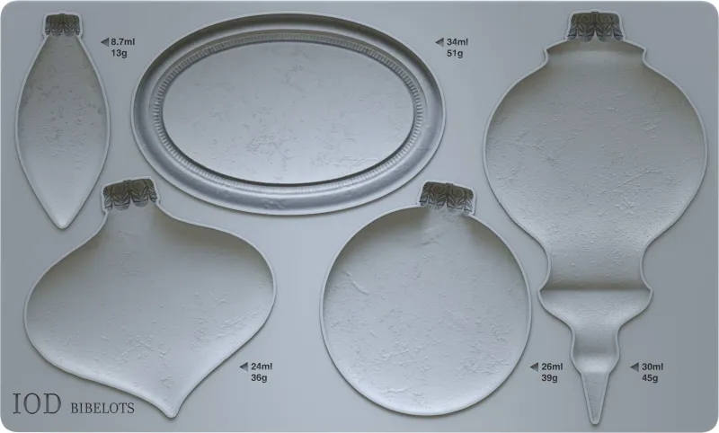 Bibelots 6X10 Mould - Iron Orchid Designs