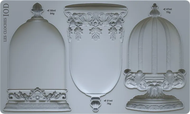 Les Cloches Mould 6X10 - Iron Orchid Designs