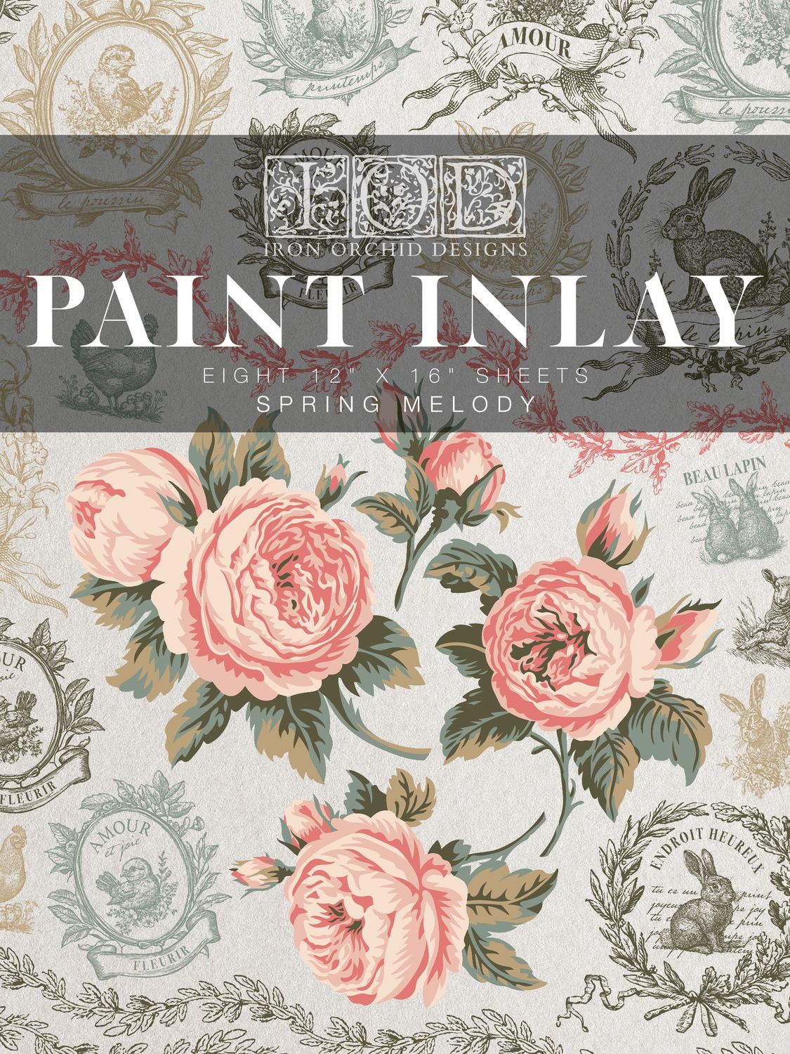 Spring Melody Paint Inlay - Iron Orchid Designs