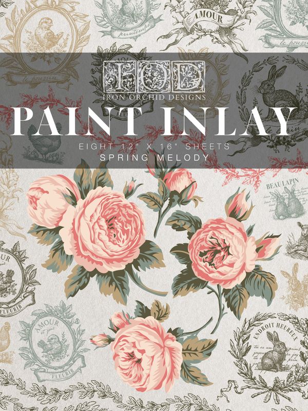 Spring Melody Paint Inlay - Iron Orchid Designs
