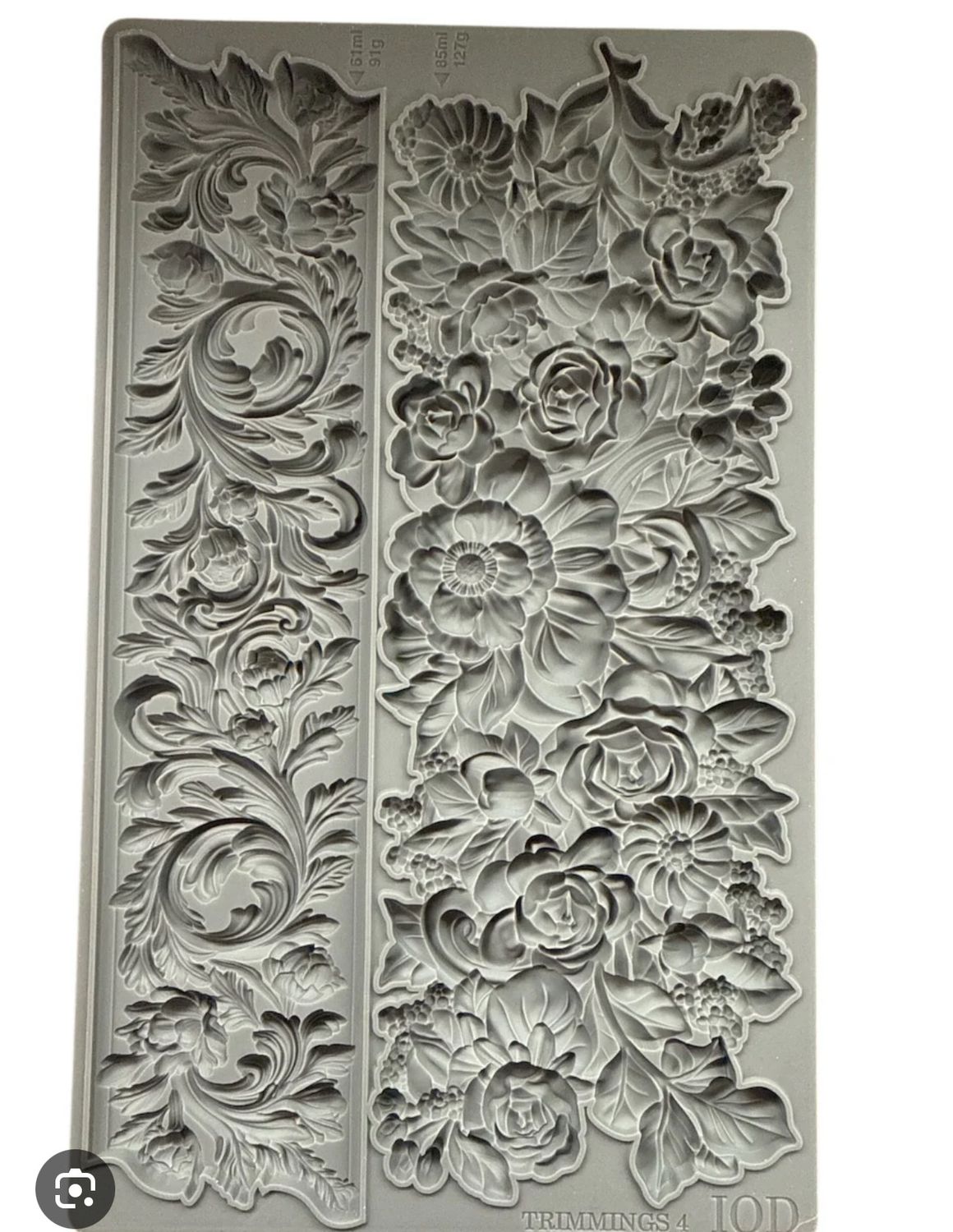 Trimmings 4 Mould 6 X 10 - Iron Orchid Designs