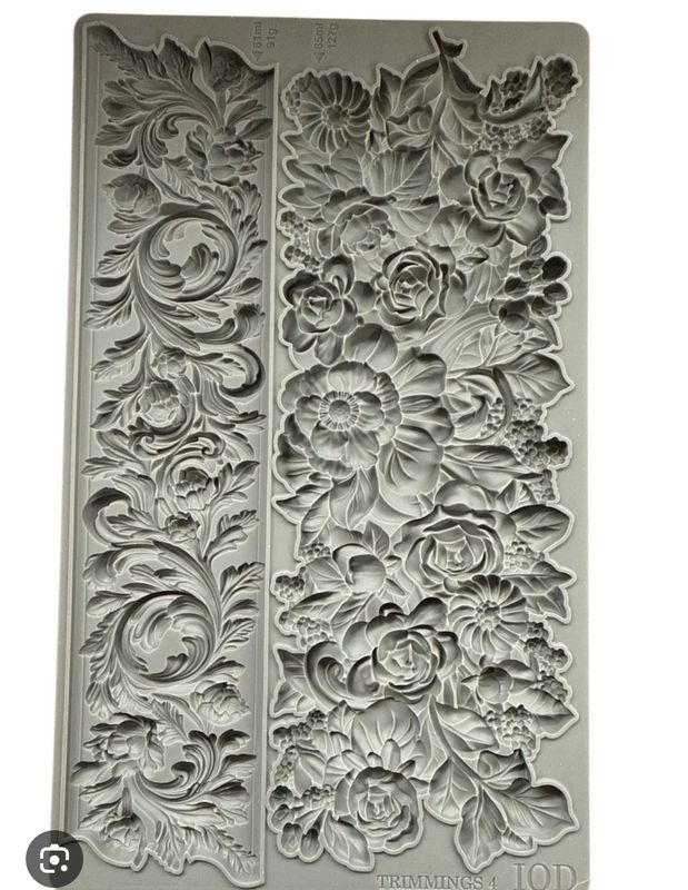 Trimmings 4 Mould 6 X 10 - Iron Orchid Designs