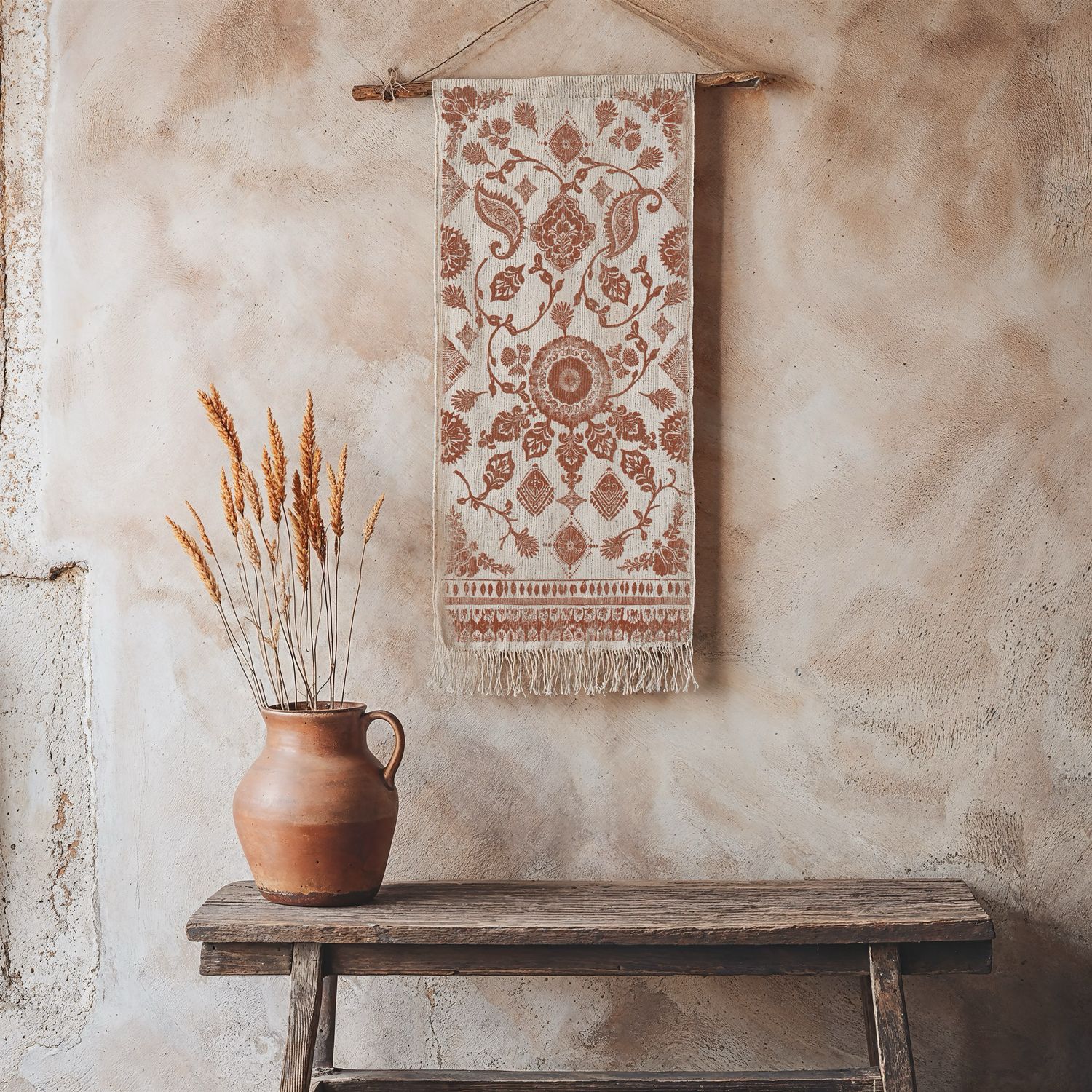 Mercy House Chitenge Decor Stamp 12x12 - Iron Orchid Designs