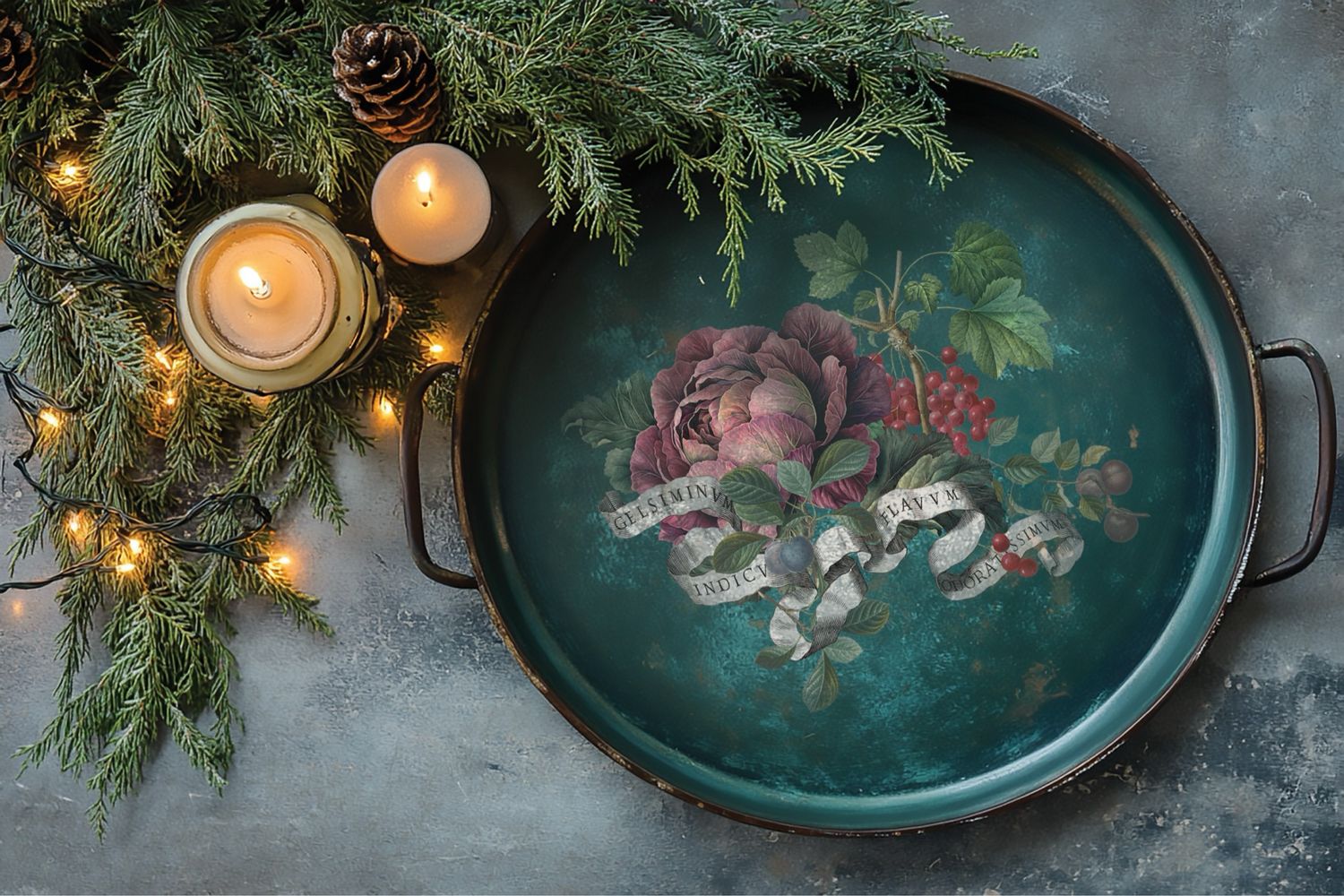 Clementine Transfer 8x12 Pad - Iron Orchid Designs