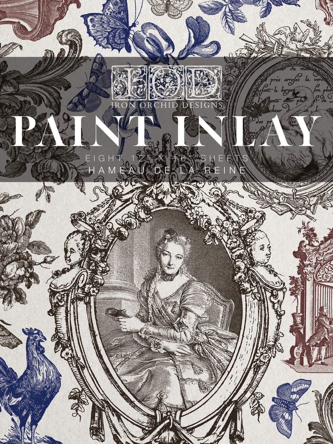 Hameau de le Reine Paint Inlay - Iron Orchid Designs