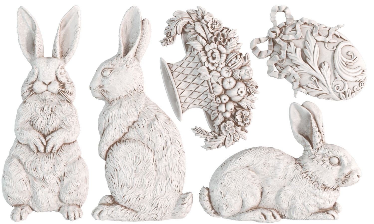 Les Lapins Mould 6x10 - Iron Orchid Designs
