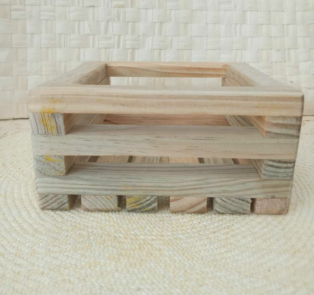 Rustic Patio Cajas de madera.
