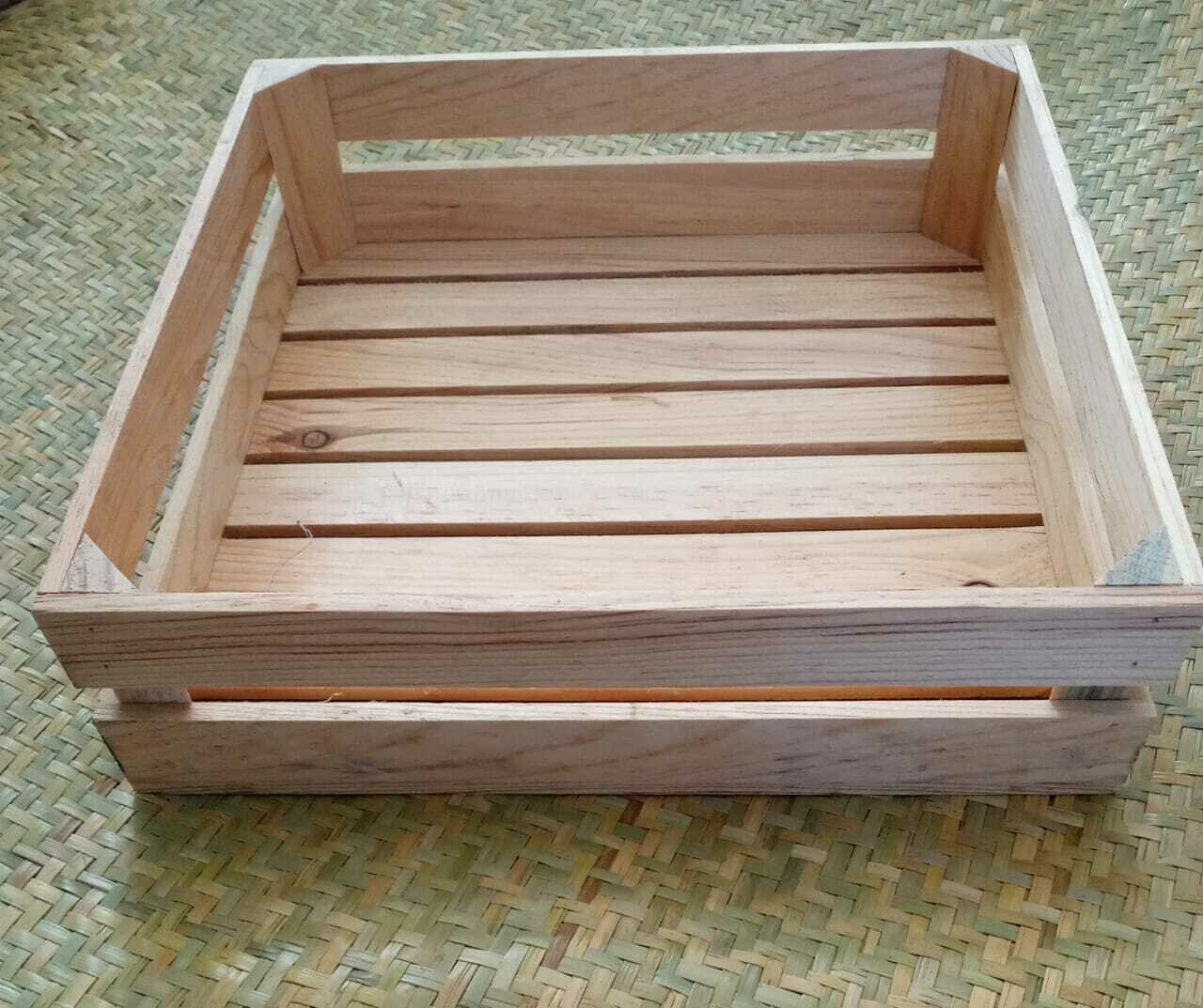 Rustic Patio Caja de madera.