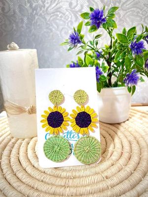 Aretes Fresca como una Margarita, triples