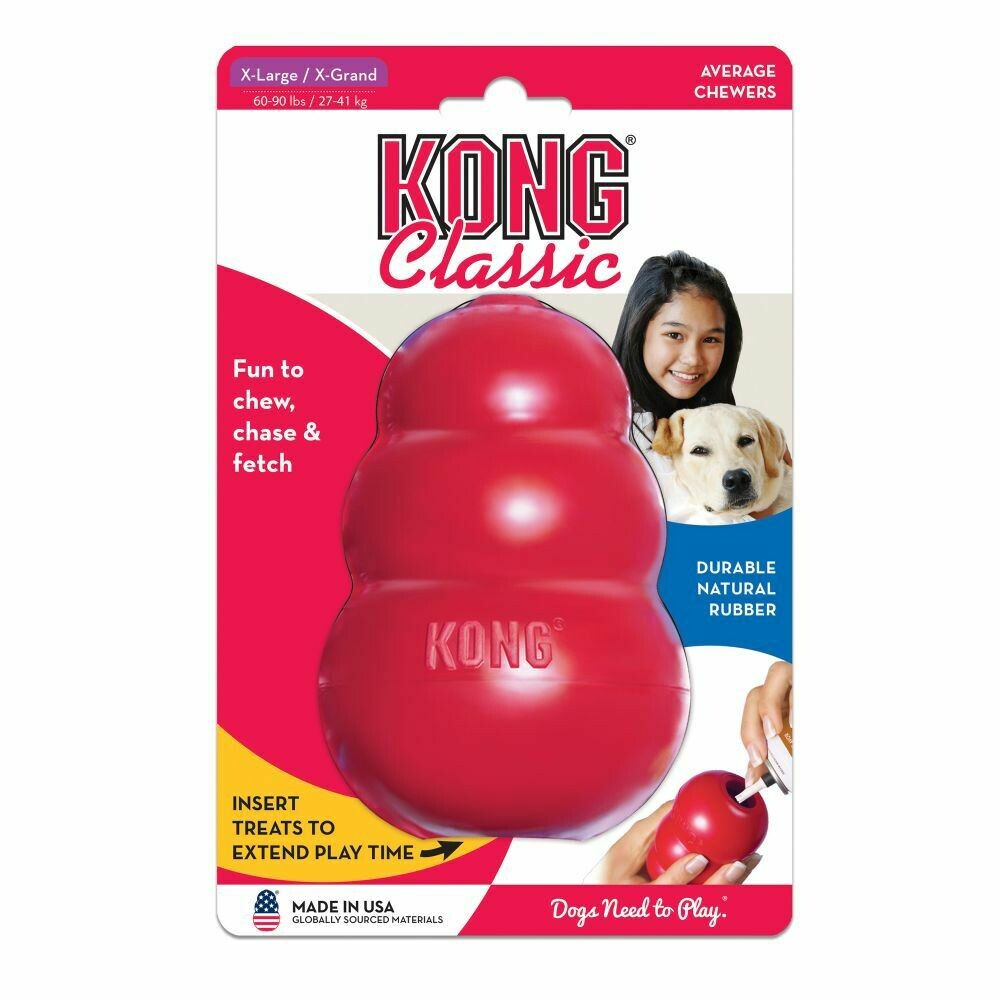 KONG CLASSIC, XL, RED