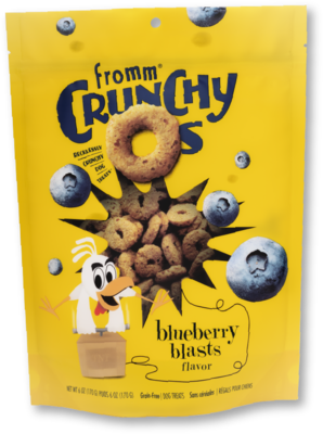 FROMM CRUNCHY O'S - BLUEBERRY BLASTS 6oz