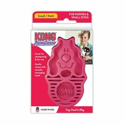 KONG ZOOMGROOM RASPBERRY L