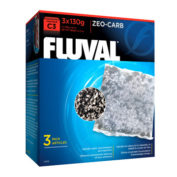 FLUVAL ZEO-CARB FOR C3 POWER FILTERS - 3PK