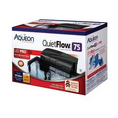Aqueon QuietFlow LED Pro 75 Power Filter