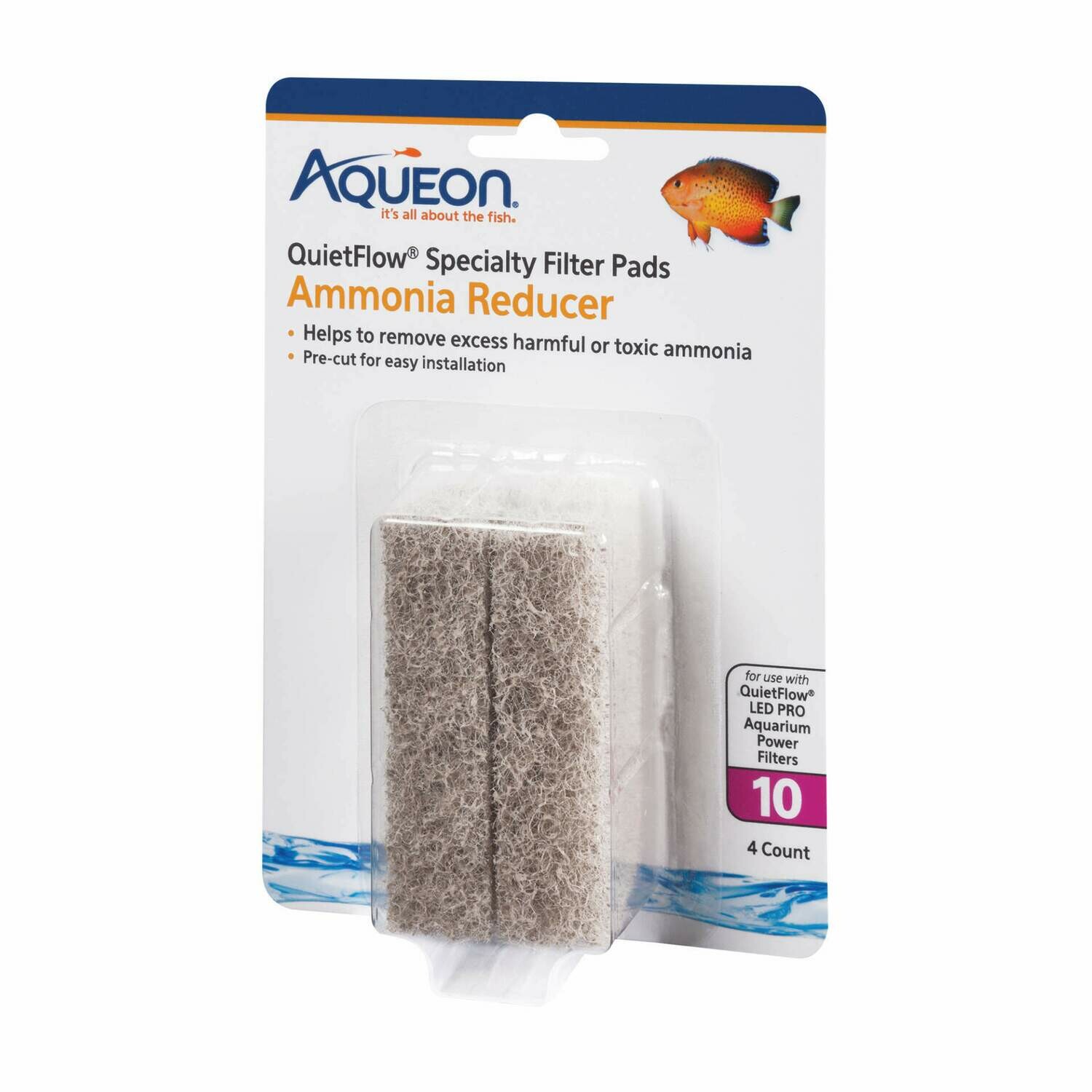 Aqueon QuietFlow Specialty Pad Ammonia Reducer 10