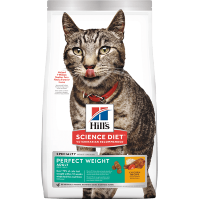 HILL'S SCIENCE DIET CAT - ADULT PERFECT WEIGHT 7LB