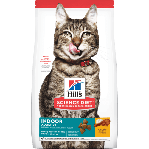 HILL'S SCIENCE DIET CAT - ADULT 7+ INDOOR 7LB