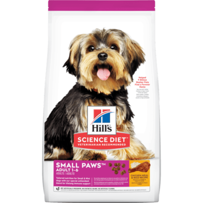 HILL'S SCIENCE DIET ADULT SMALL PAWS 4.5LB
