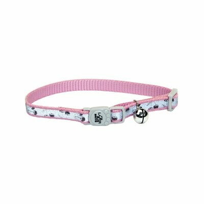 Lazer Brite Cat Collar - Pink Cherries