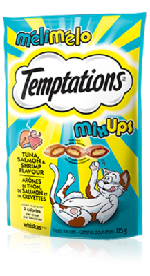 TEMPTATIONS MIX-UPS TUNA, SALMON & SHRIMP 85g