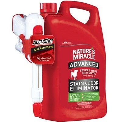 NATURE'S MIRACLE ADVANCED STAIN & ODOUR REMOVER ACCUSHOT 5L
