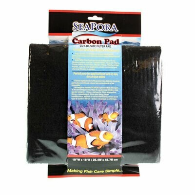 Seapora Carbon Filter Pad 18 x 10 (Black)