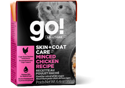 Go! Cat Skin & Coat Minced Chicken Recipe 6.4oz