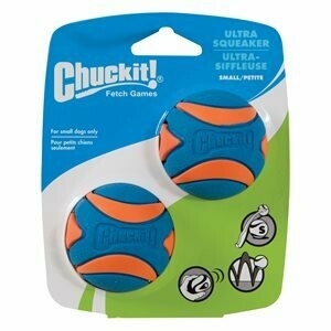 CHUCKIT! ULTRA SQUEAKER BALL SMALL 2 PACK