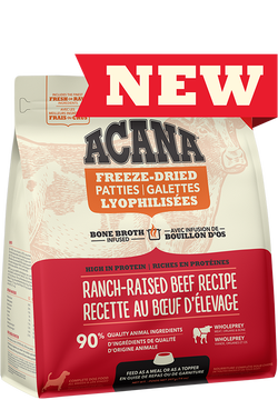 ACANA FREEZE-DRIED FOOD BEEF PATTIES 397g
