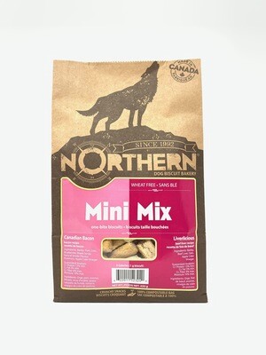 NORTHERN DOG BISCUIT - MINI MIX CANADIAN BACON & LIVERLICIOUS 450g
