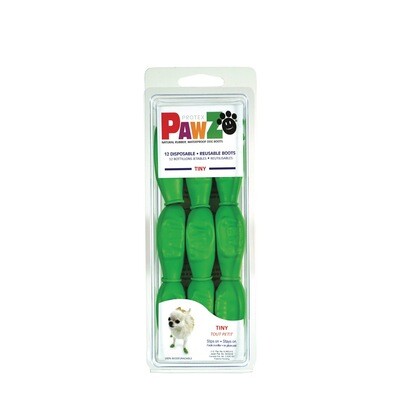 Pawz Dog Boots Tiny Green