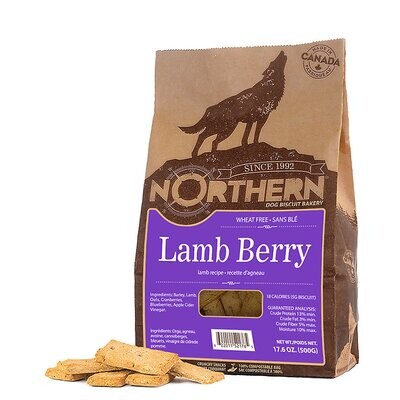 NORTHERN DOG BISCUIT - LAMB BERRY 500g