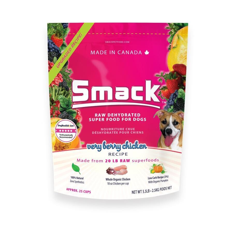 SMACK RAW DEHYDRATED - VERY BERRY CHICKEN 210g
