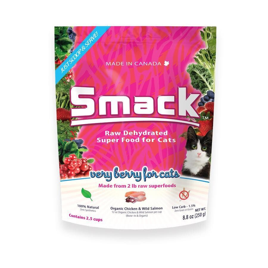 SMACK RAW DEHYDRATED FOR CATS - VERY BERRY 210g