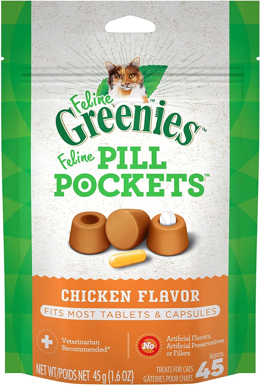 Greenies PILL POCKETS Cat Chicken 1.6oz
